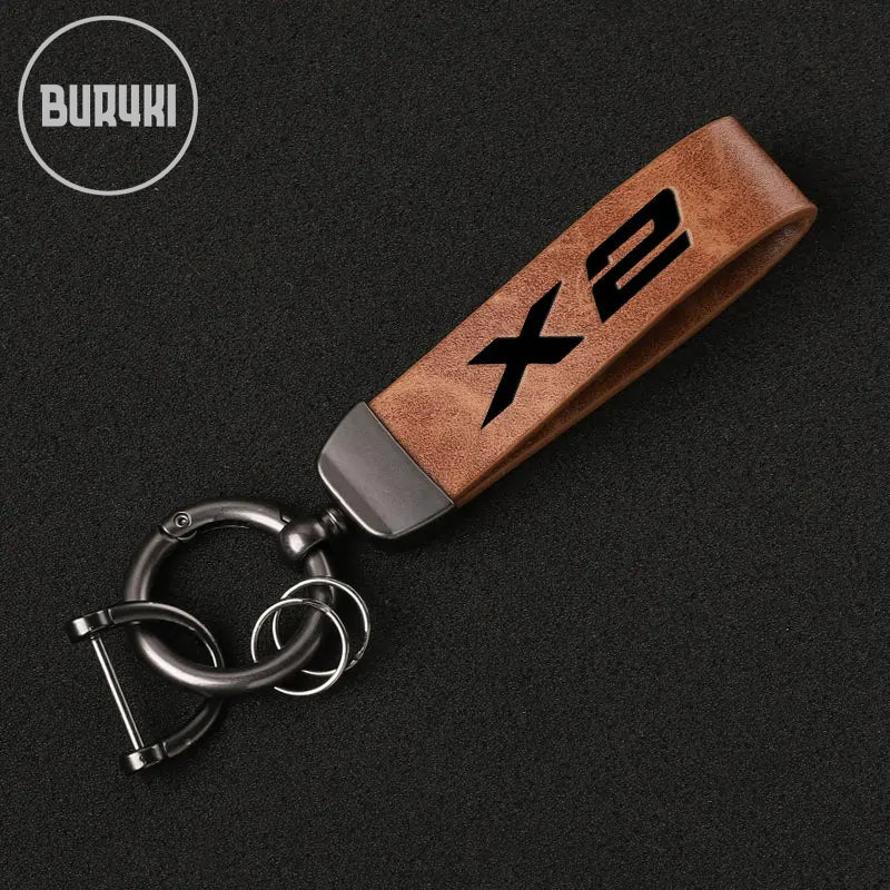 BMW X2 Leather Keychain