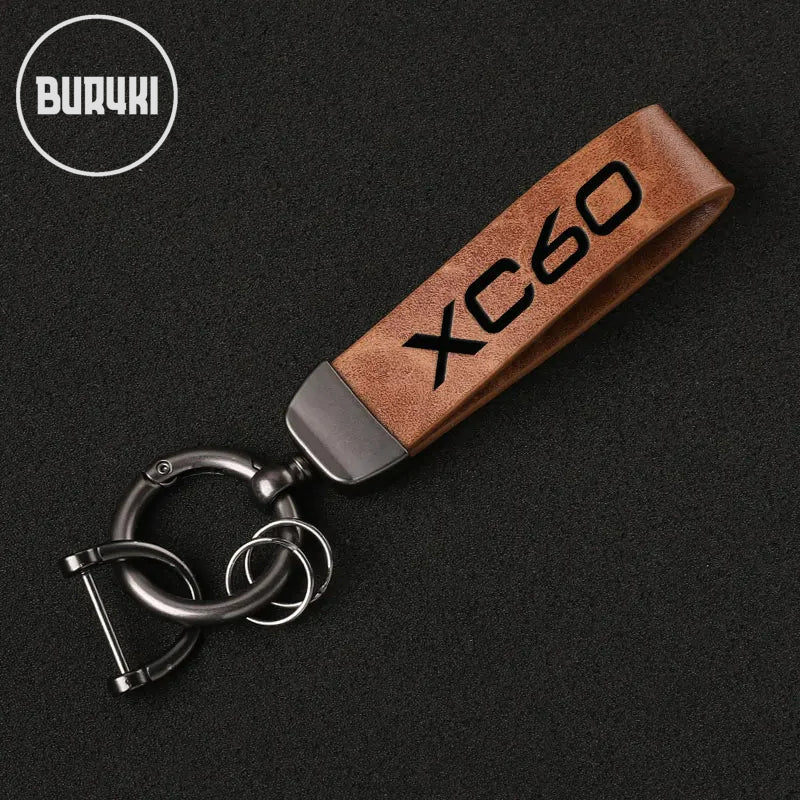 Volvo XC60 Leather Keychain