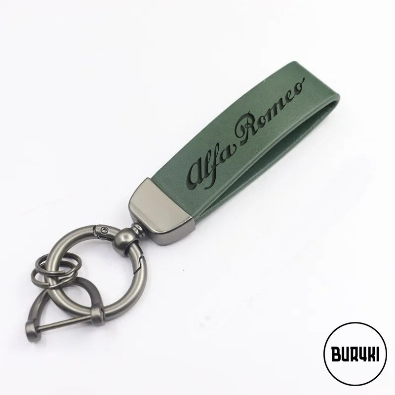 Alfa Romeo Leather Keychain