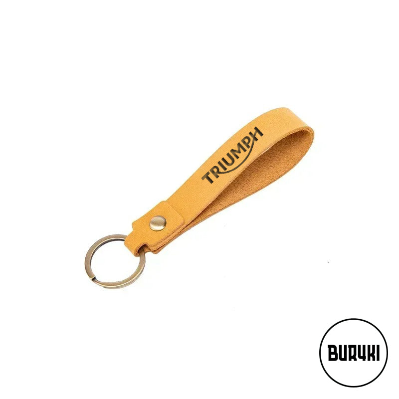 Triumph Leather Keychain