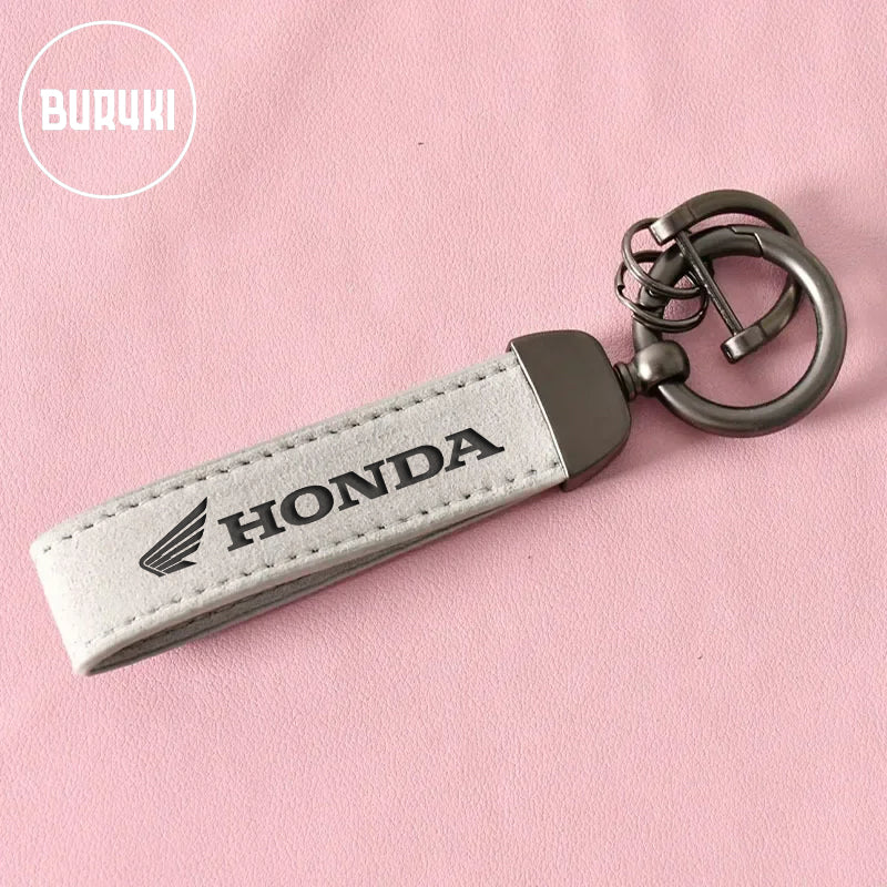 Honda Leather Keychain