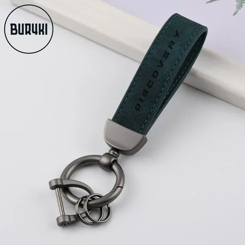 Land Rover Discovery Leather Keychain