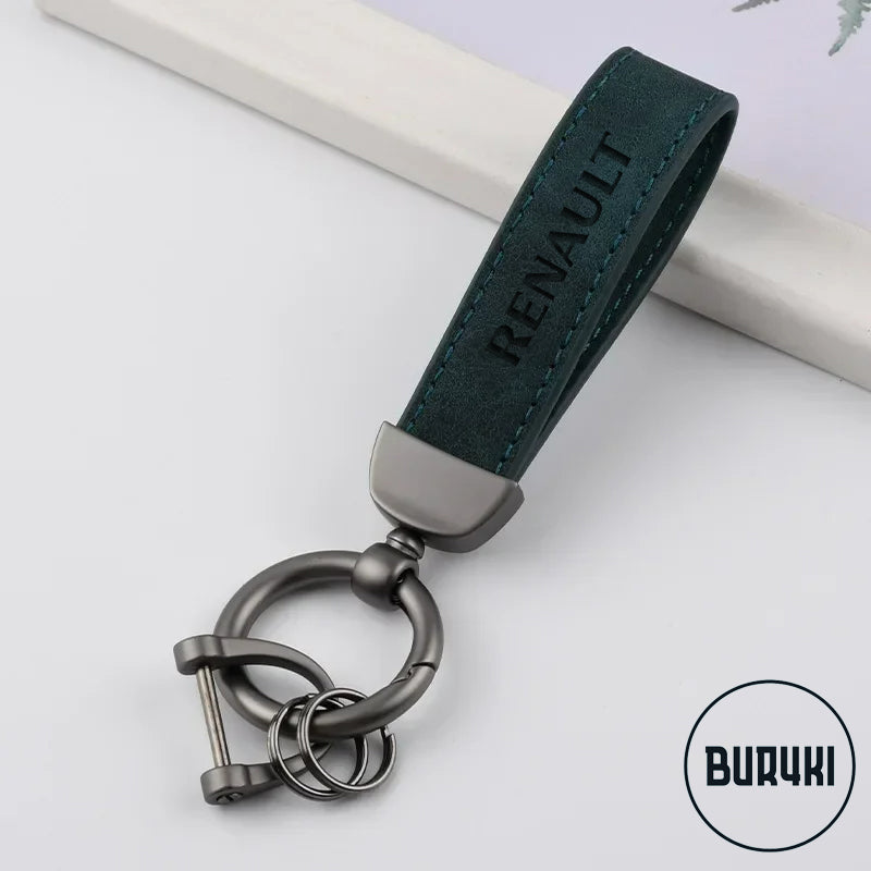 Renault Leather Keychain