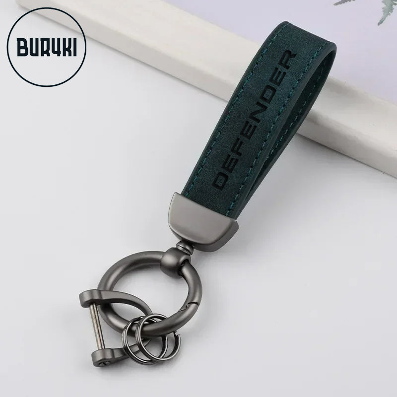 Land Rover Defender Leather Keychain