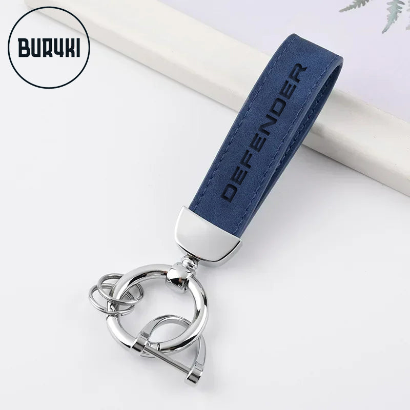 Land Rover Defender Leather Keychain