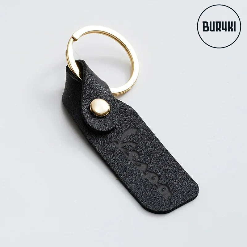 Piaggio Vespa Leather Keychain
