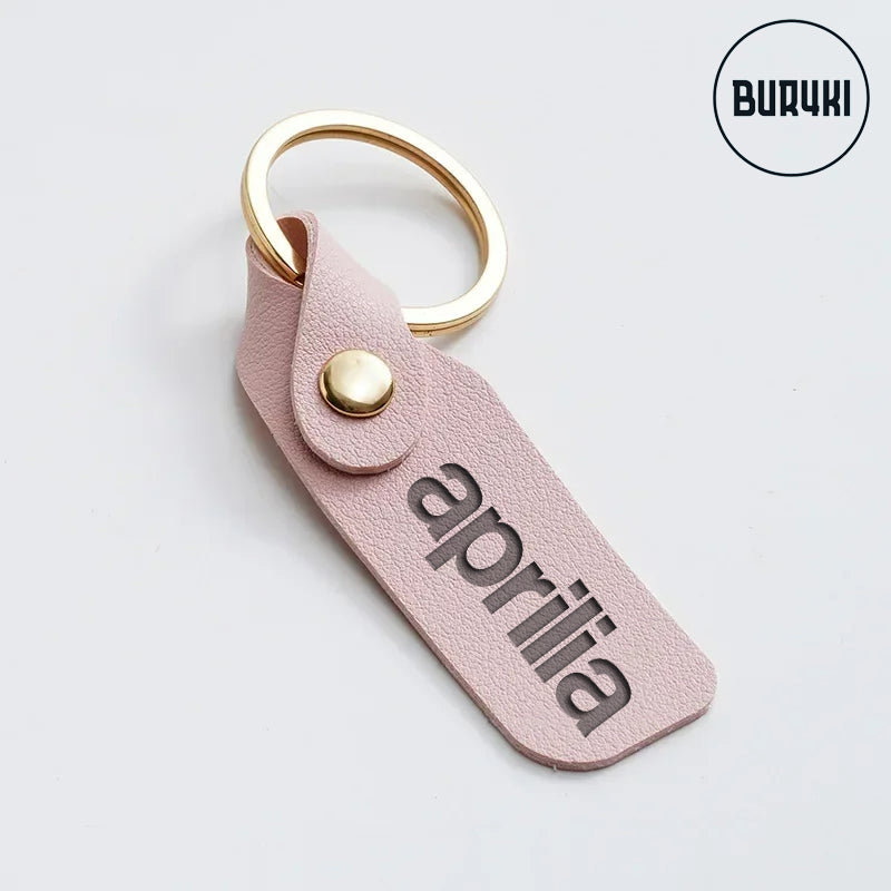 Aprilia Leather Keychain