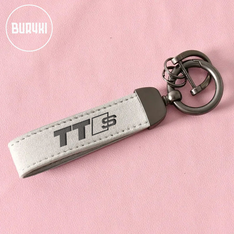 Audi TTS Leather Keychain