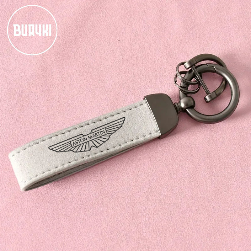 Aston Martin Leather Keychain