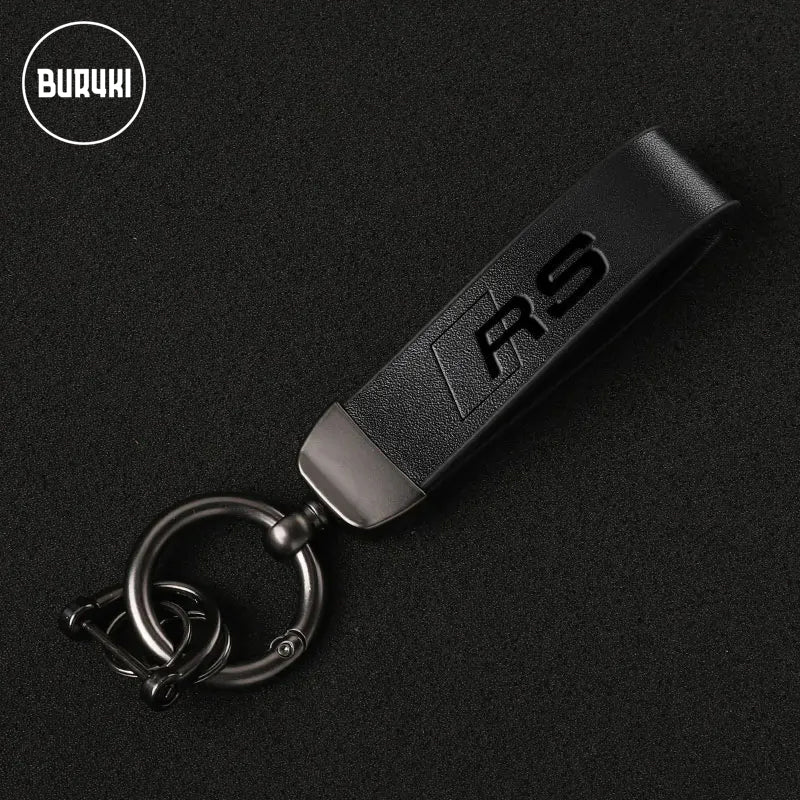 Audi RS Leather Keychain