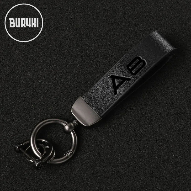 Audi A8 Leather Keychain