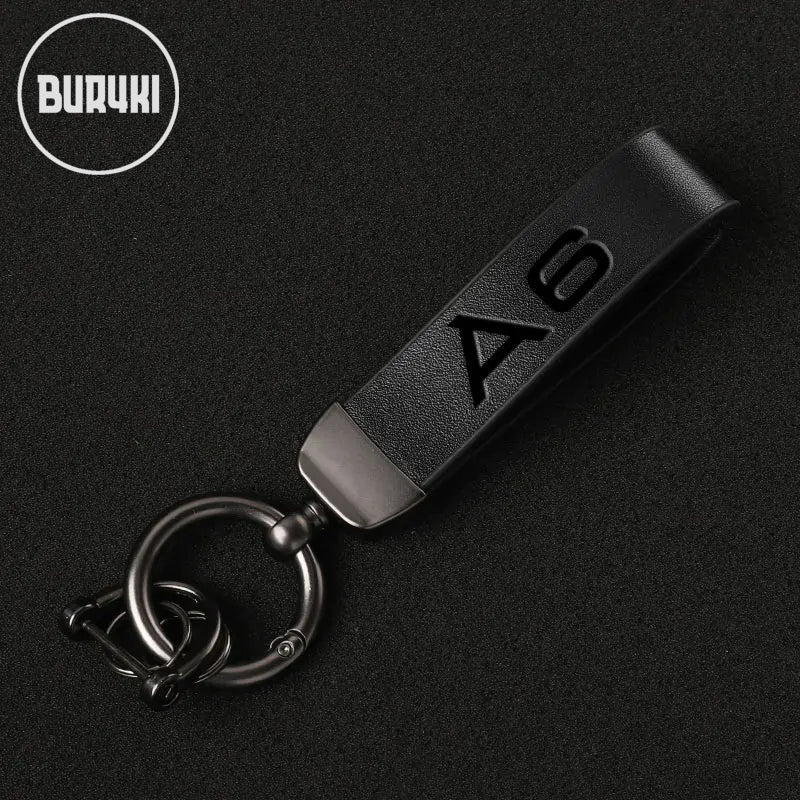 Audi A6 Leather Keychain
