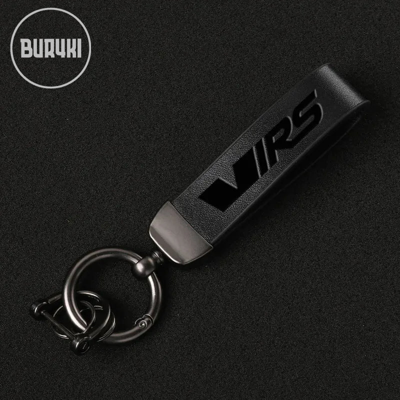 Škoda RS Leather Keychain