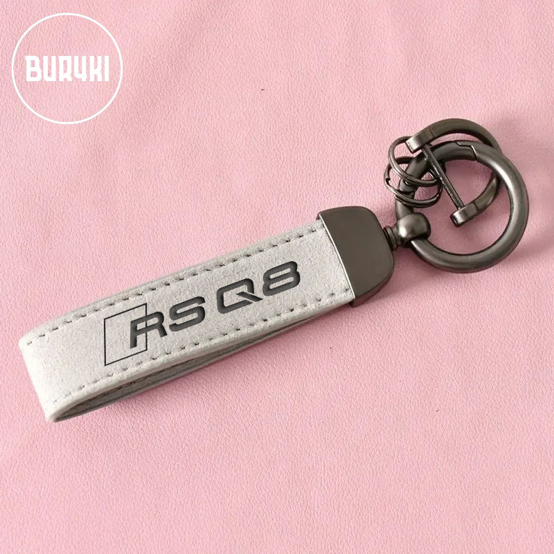 Audi RSQ8 Leather Keychain