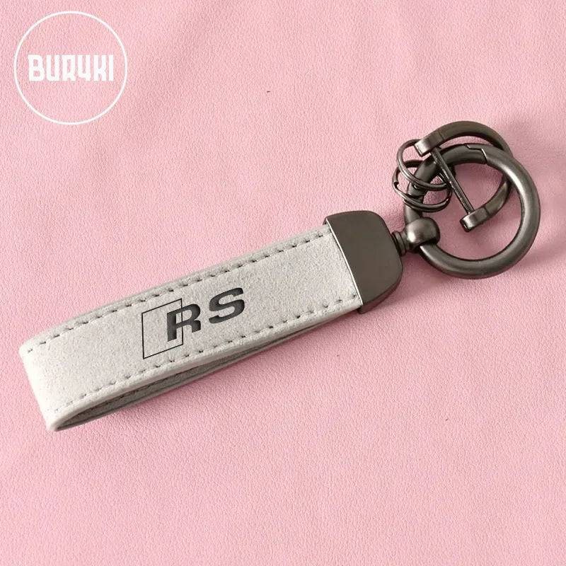 Audi RS Leather Keychain