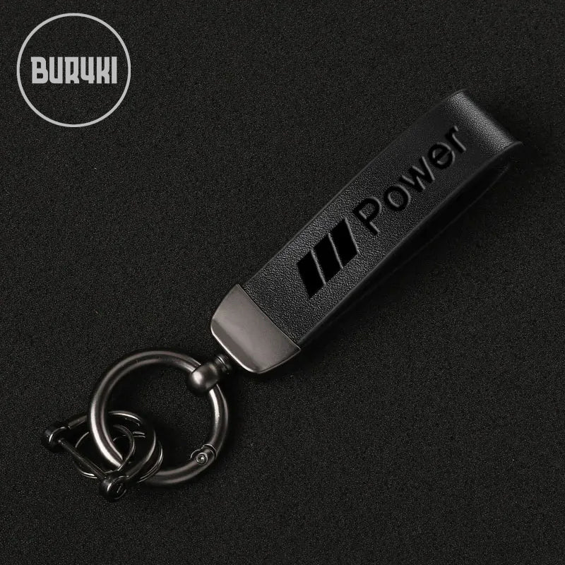 BMW MPower Leather Keychain