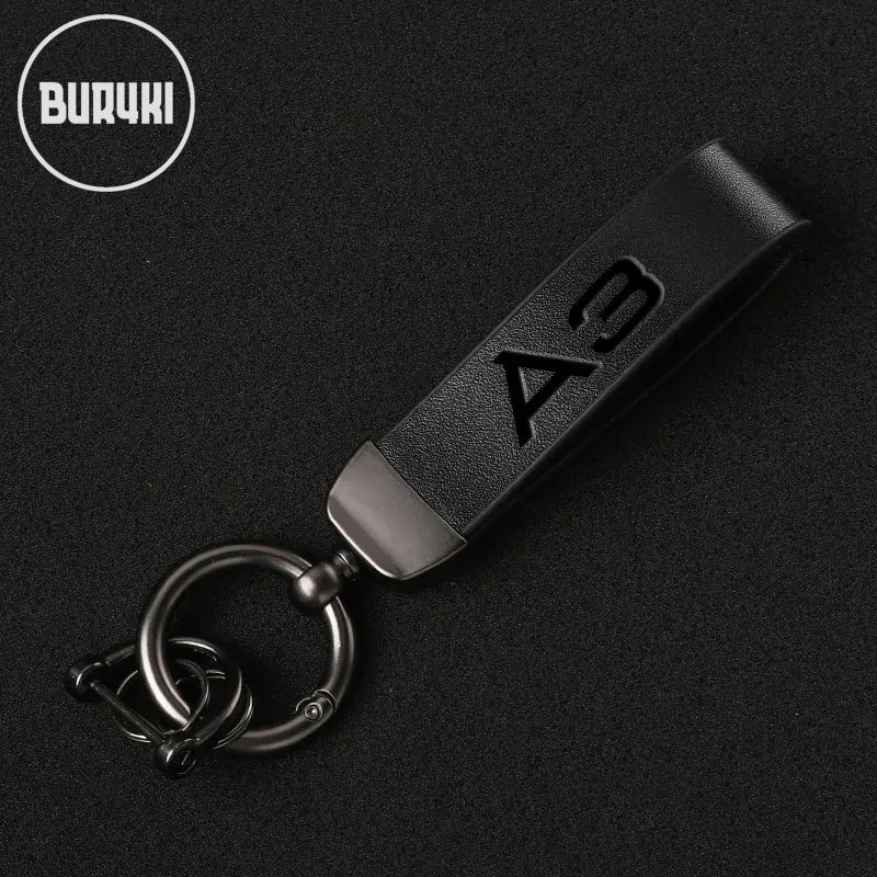 Audi A3 Leather Keychain