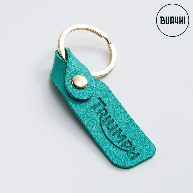 Triumph Leather Keychain