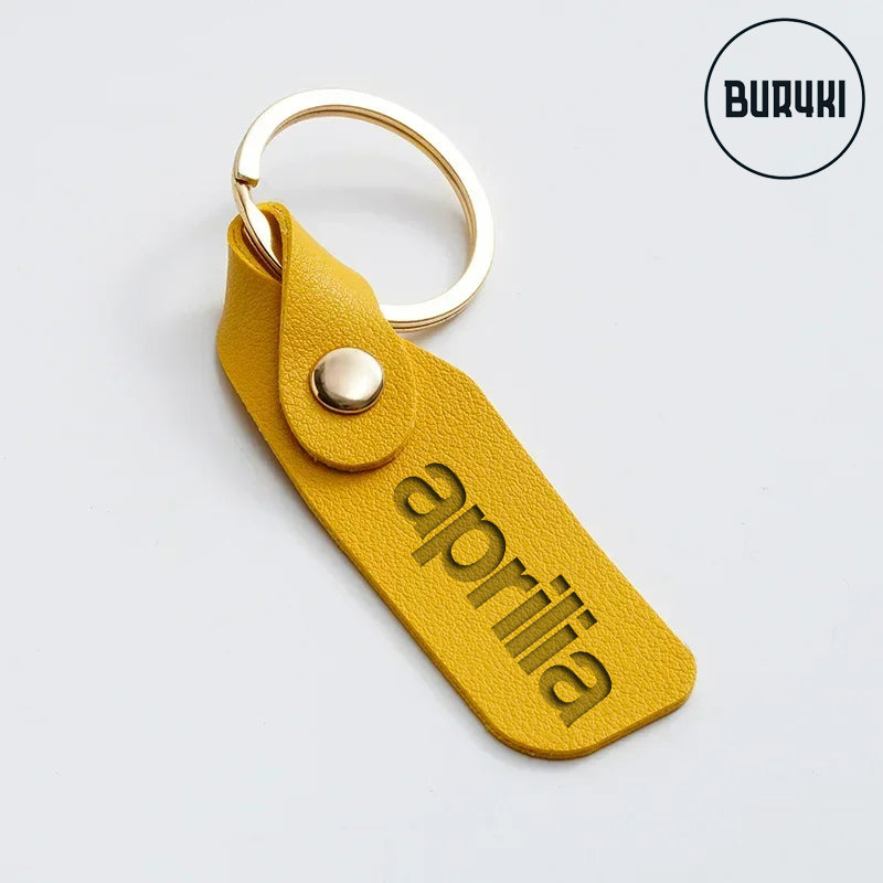 Aprilia Leather Keychain