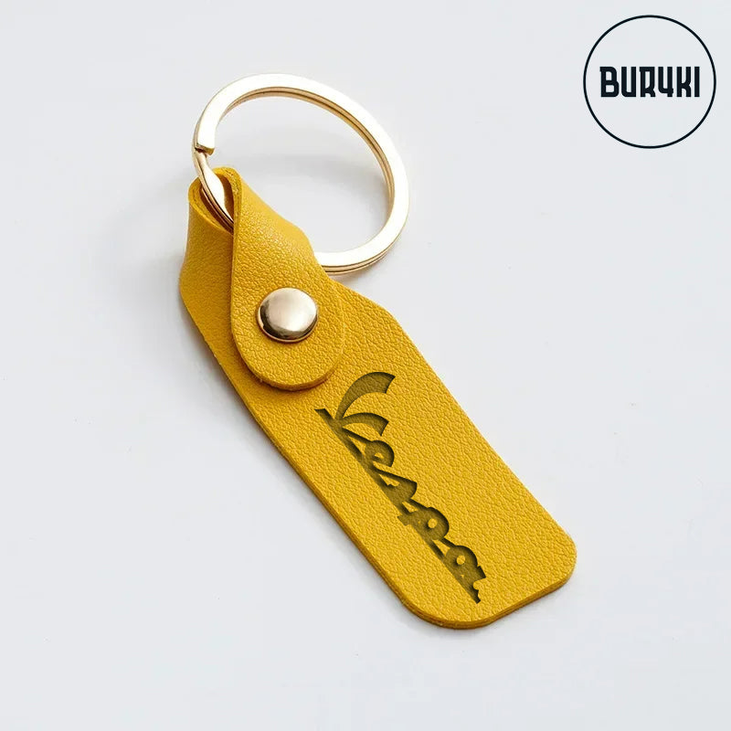 Piaggio Vespa Leather Keychain