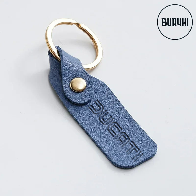 Ducati Leather Keychain