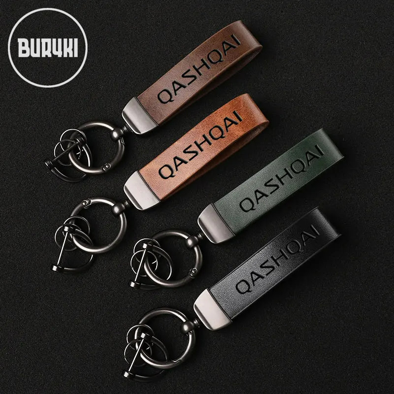 Nissan Qashqai Leather Keychain