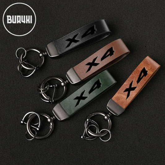 BMW X4 Leather Keychain