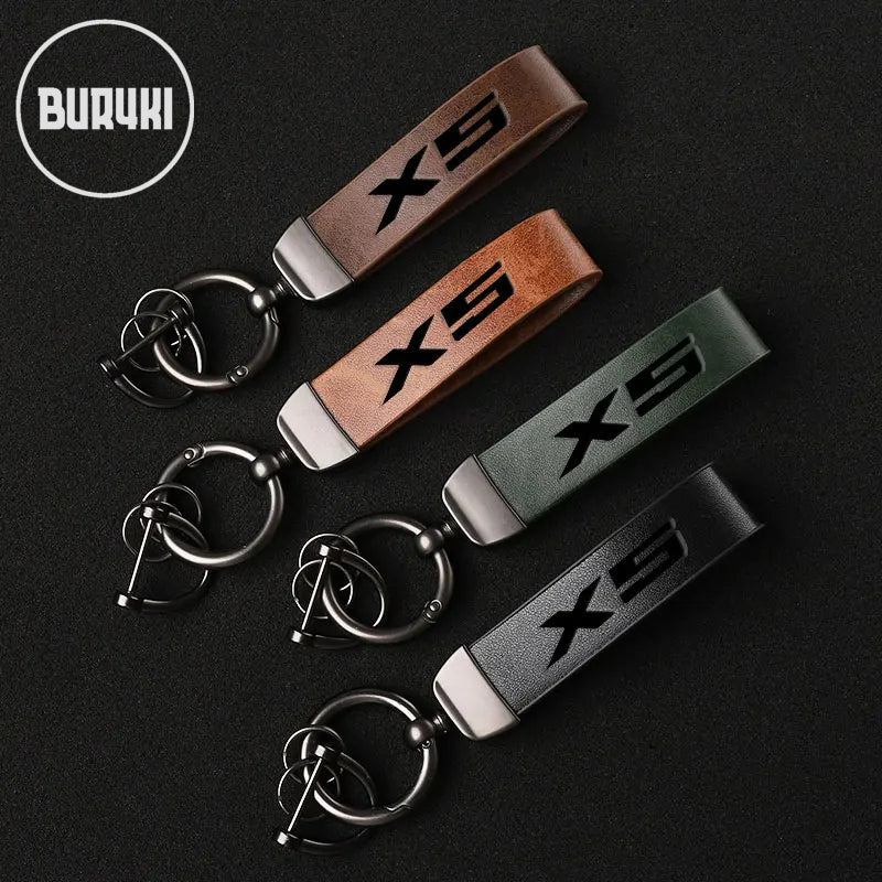 BMW X5 Leather Keychain