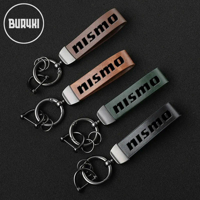 Nissan Nismo Leather Keychain