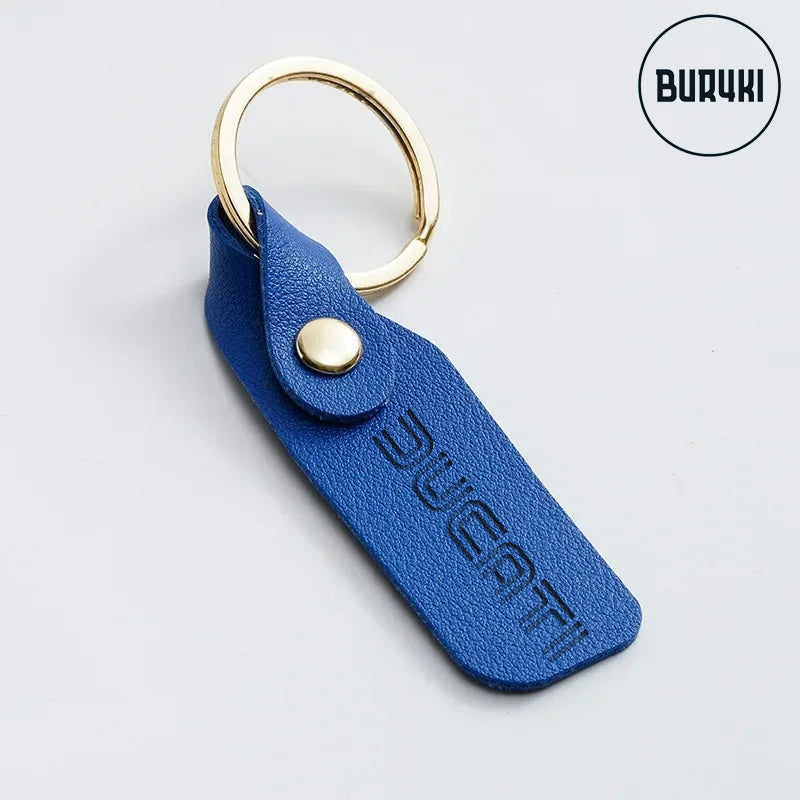Ducati Leather Keychain