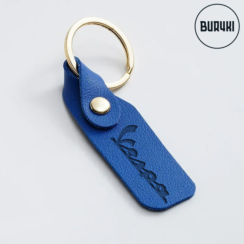 Piaggio Vespa Leather Keychain