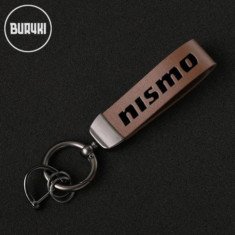Nissan Nismo Leather Keychain