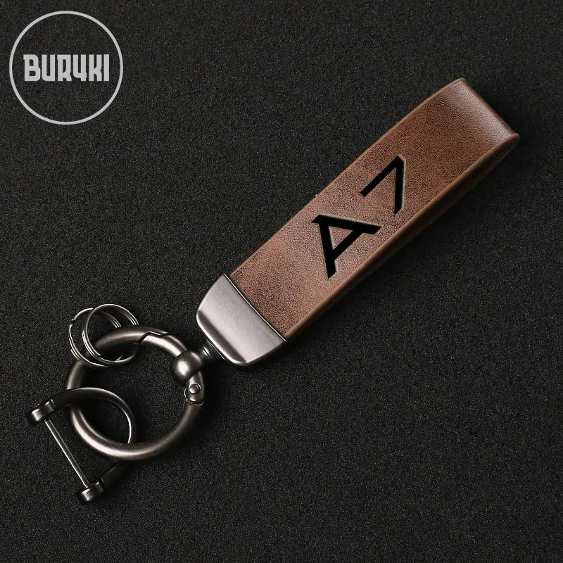 Audi A7 Leather Keychain