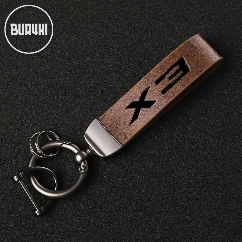 BMW X3 Leather Keychain
