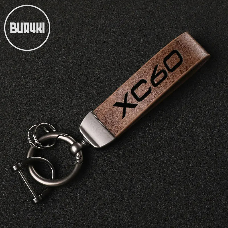 Volvo XC60 Leather Keychain