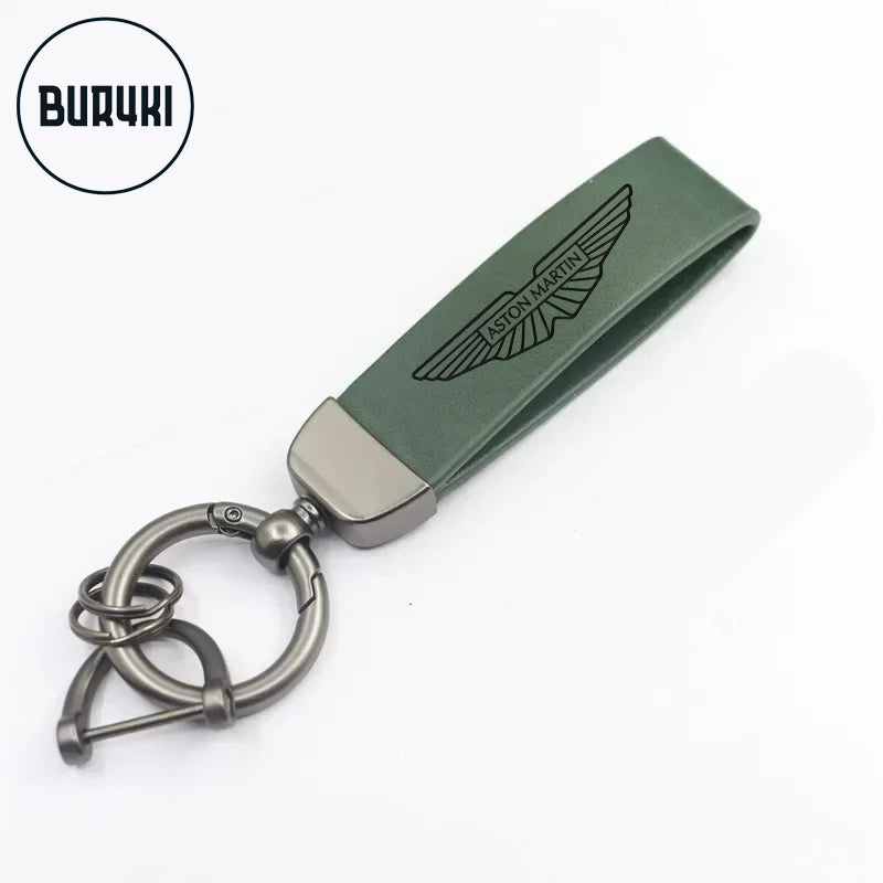 Aston Martin Leather Keychain