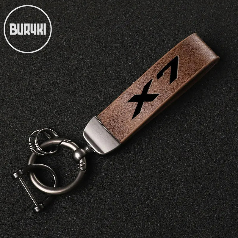 BMW X7 Leather Keychain