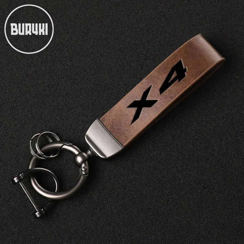 BMW X4 Leather Keychain