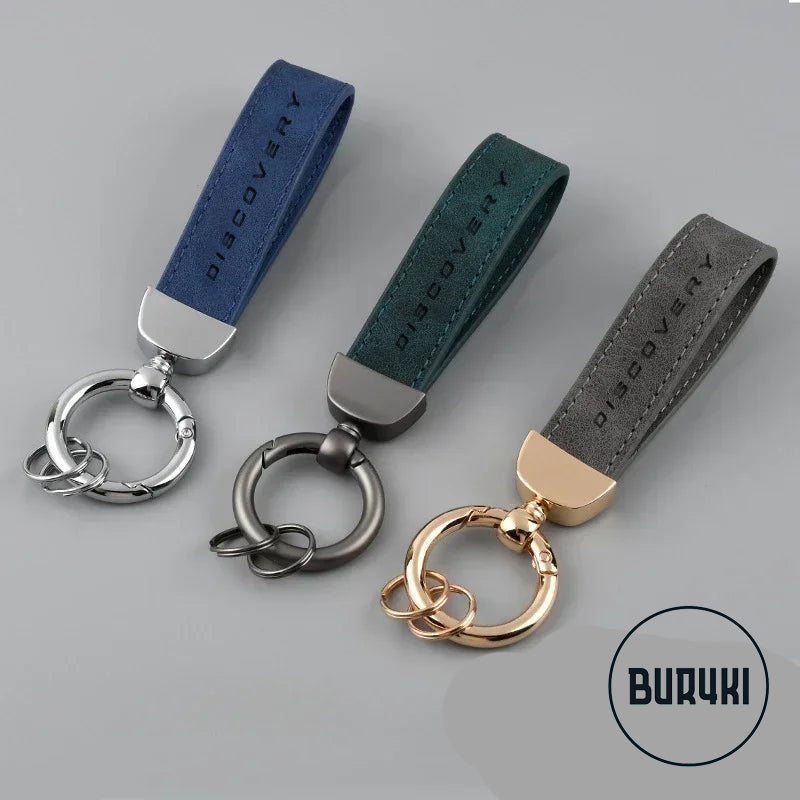 Land Rover Discovery Leather Keychain