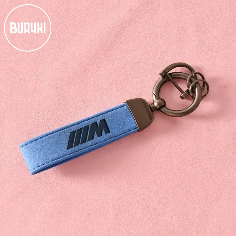 BMW M Power Leather Keychain