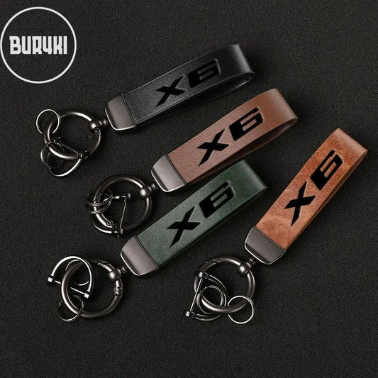BMW X6 Leather Keychain