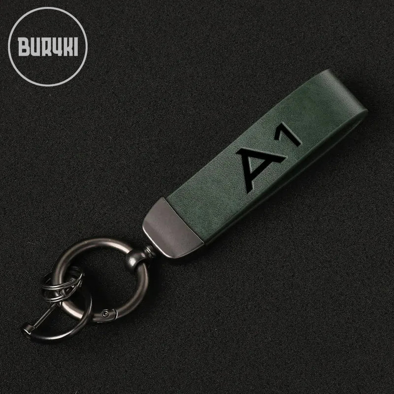 Audi A1 Leather Keychain