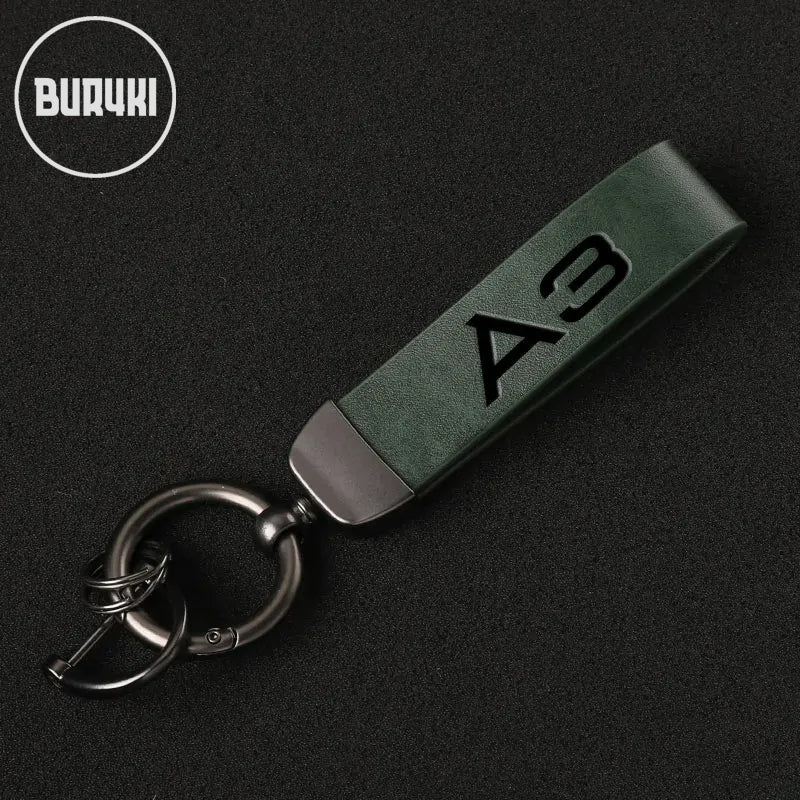 Audi A3 Leather Keychain