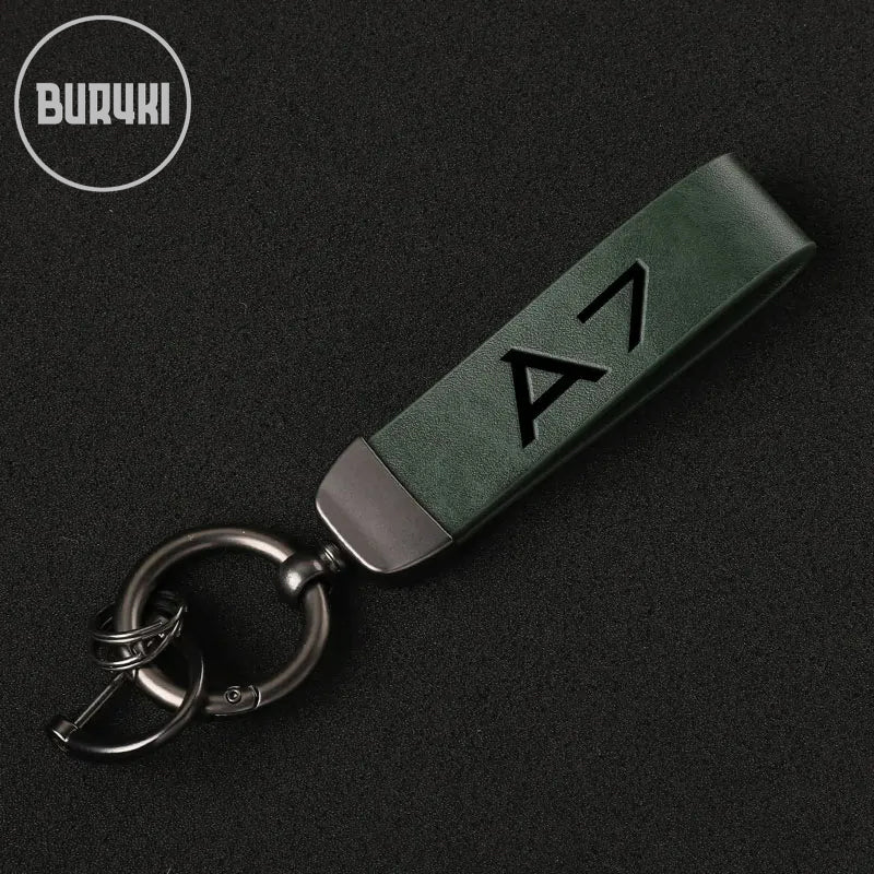 Audi A7 Leather Keychain