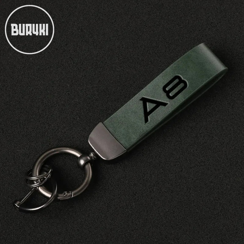 Audi A8 Leather Keychain