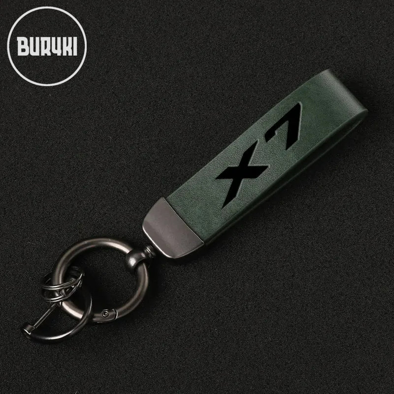 BMW X7 Leather Keychain