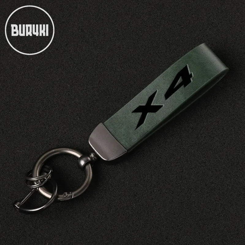 BMW X4 Leather Keychain