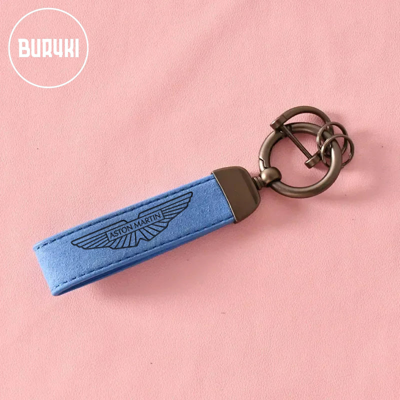 Aston Martin Leather Keychain