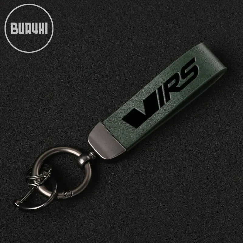 Škoda RS Leather Keychain