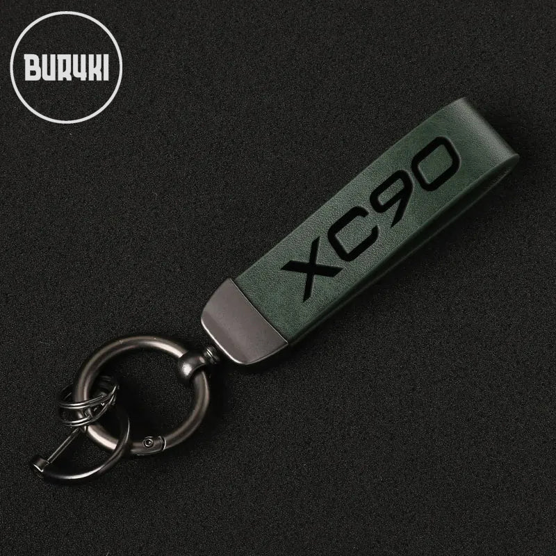 Volvo XC90 Leather Keychain